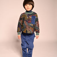 Tia Cibani Rainbow Mountain Peaks  Sweatshirt