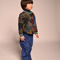 Tia Cibani Rainbow Mountain Peaks  Sweatshirt