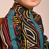Tia Cibani Rainbow Amadi Multi Snap Shirt