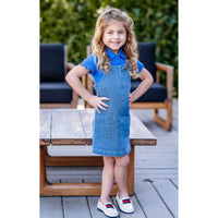 Coco Blanc Blue Denim Pinafore Jumper