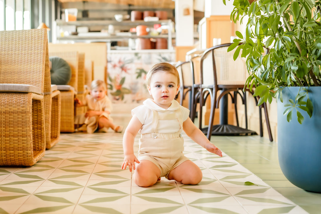 Coco Blanc Cream Overalls