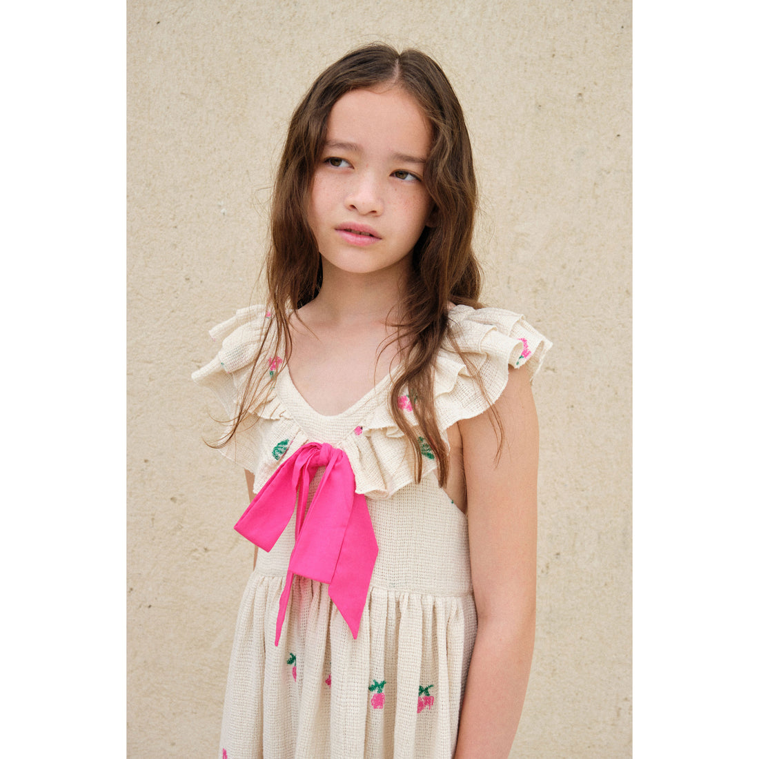 Bebe Organic Daisy Patchwork Daisy Dress