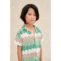 Bebe Organic Summer Crochet Paul Shirt