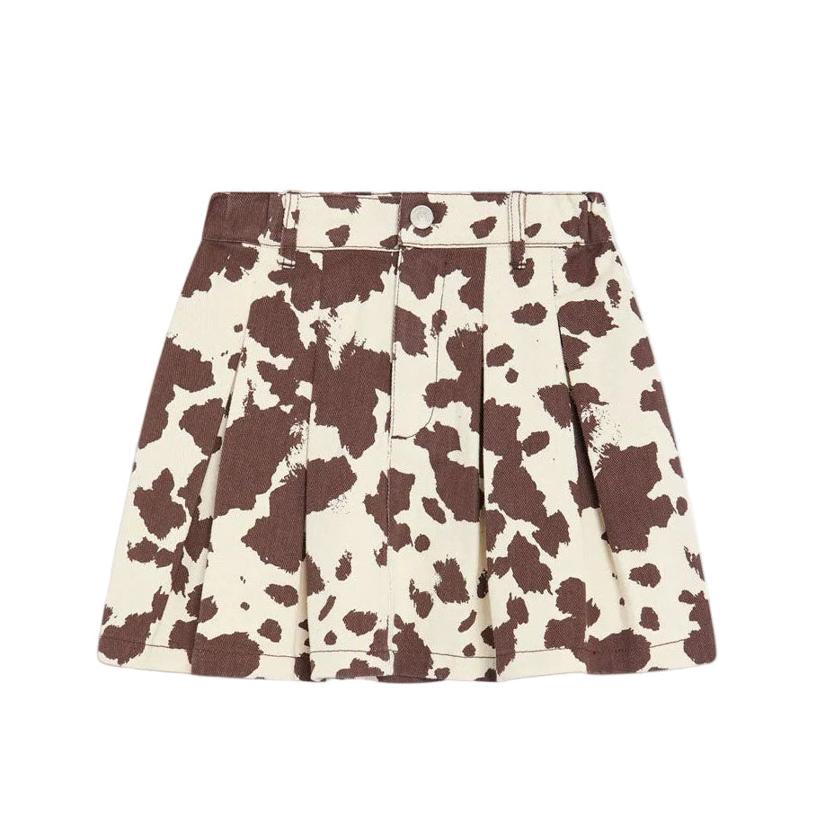 The New Society Cow Print Dakota Skirt