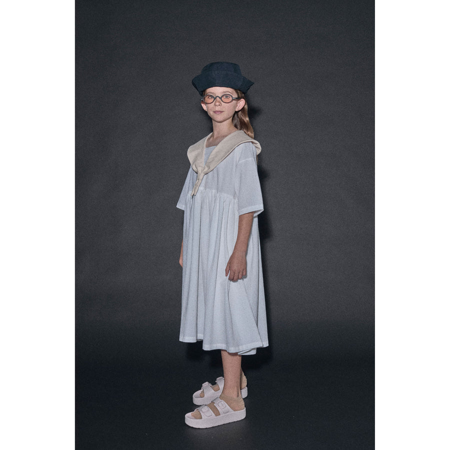 Cruise Dress Cream & White