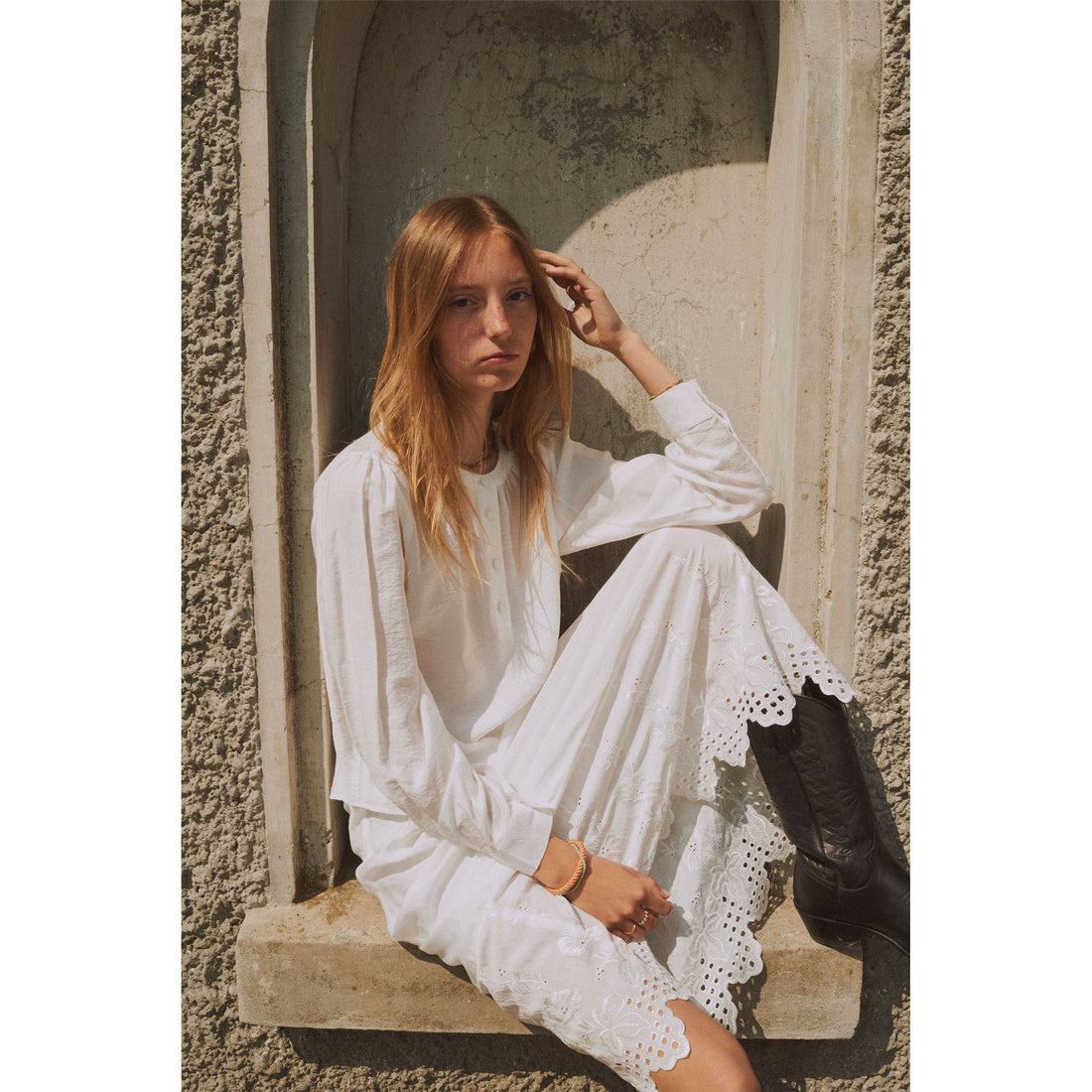 Designers Remix Cream Vera Shirt