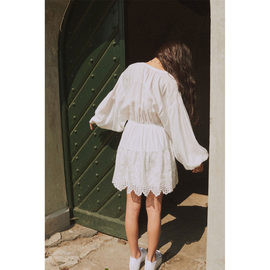 Designers Remix Cream Vera Brodie Short Dress