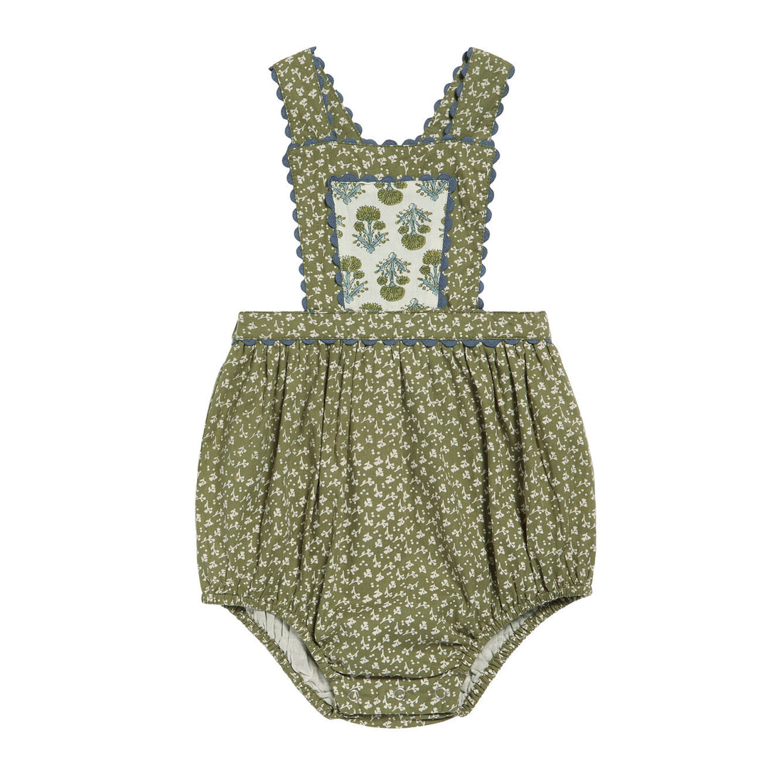 Little Cotton Clothes Hawthorn Floral Dhalia Romper