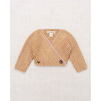 Misha and Puff  Pink Lilac Dovetail Baby Crossover Cardigan