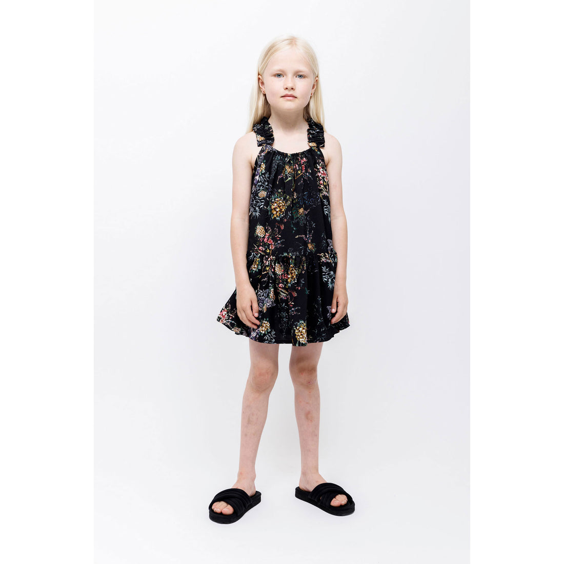 Christina Rohde Black Floral Dress