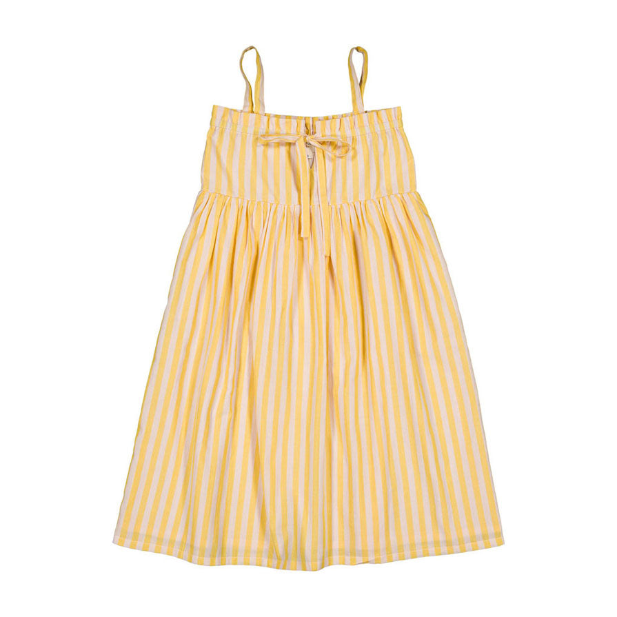 Louis Louise Yellow/Pink Striped Aimee Dress