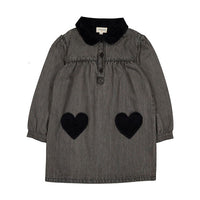 Louis Louise Grey Washed Denim Belinda Dress