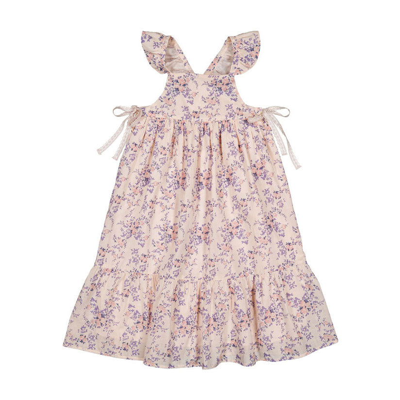 Louis Louise Pink/Mauve Bouquet Caitlyn Dress