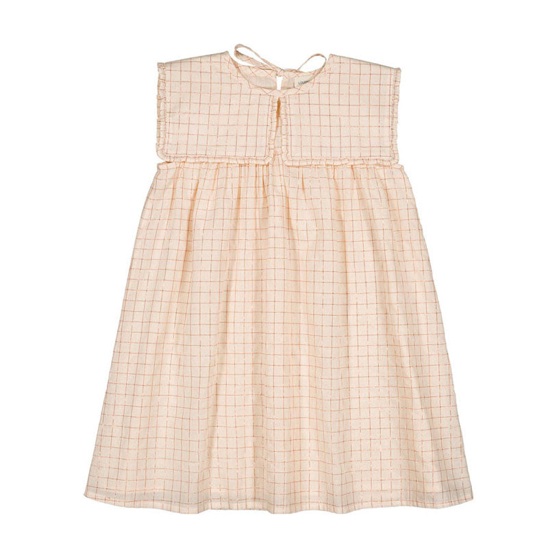 Louis Louise Pink Lurex Check Celestine Dress