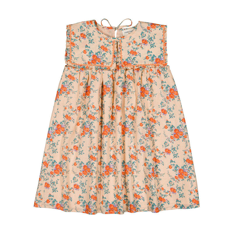 Louis Louise Nude/Orange Bouquet Celestine Dress