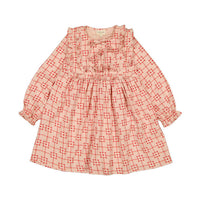 Louis Louise Pink Square Heart Constanza Dress