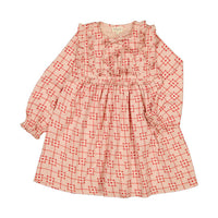 Louis Louise Pink Square Heart Constanza Dress