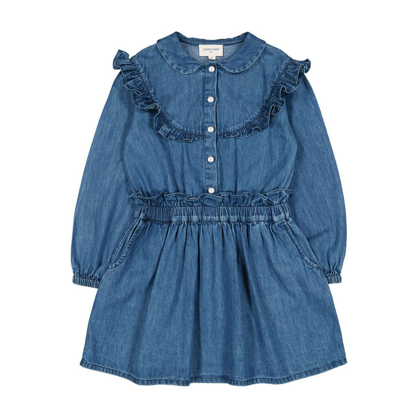 Louis Louise  Blue Chambray Courtna Dress