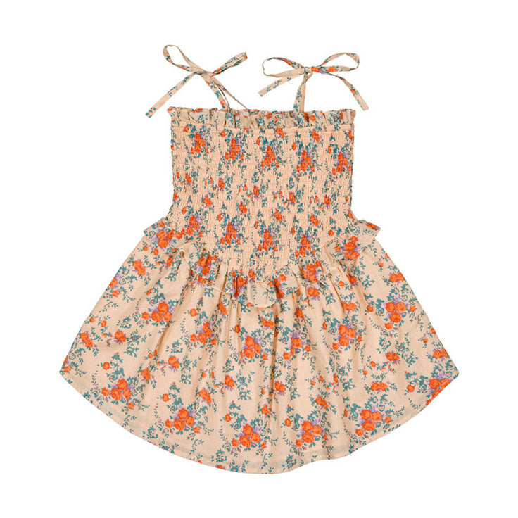 Louis Louise Nude/Orange Bouquet Eden Dress