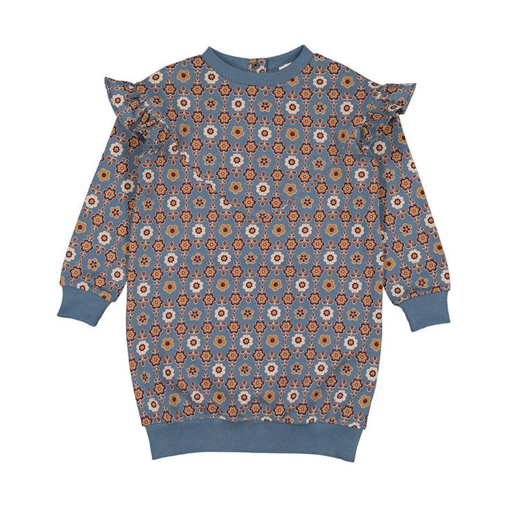 Louis Louise  Blue Flower Power Futurette Dress