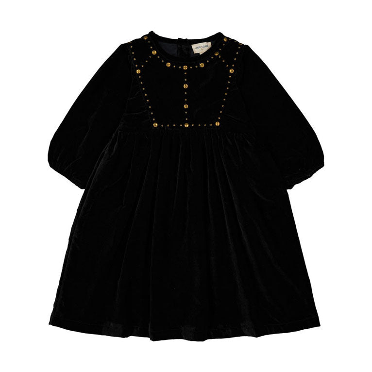 Louis Louise Black Velvet Mahani Dress