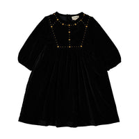 Louis Louise Black Velvet Mahani Dress