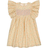 Louis Louise Beige Veil Romantic Flower Mickaela Dress