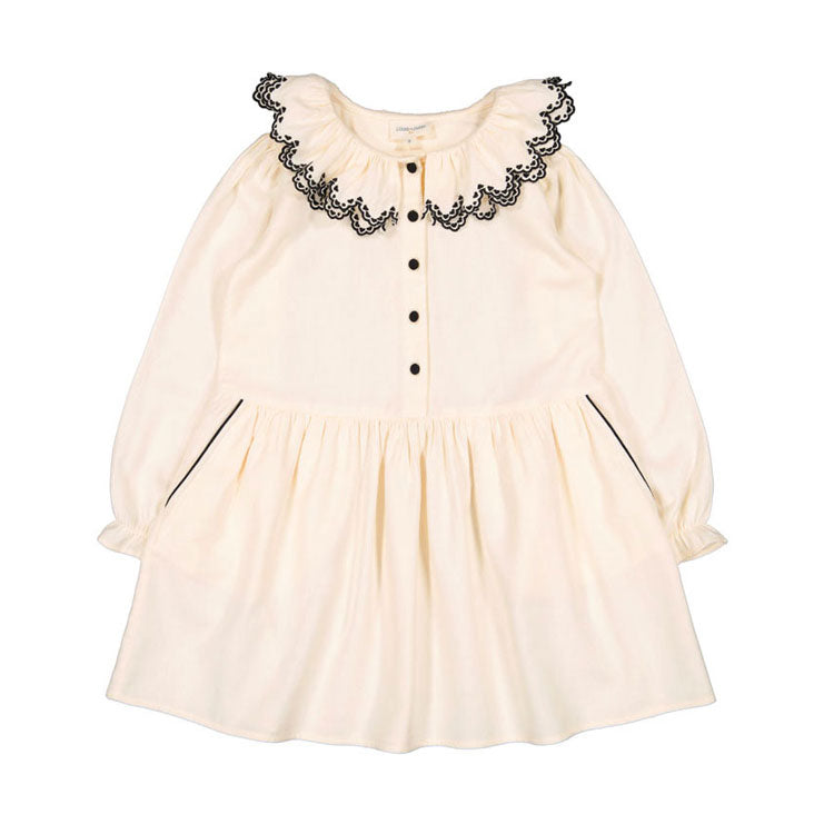 Louis Louise Cream Twill Myriam Dress