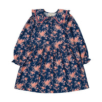 Louis Louise Navy Corduroy Bouquet Nuala Dress