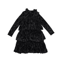 Olivia Rohde Black Lace Layered Dress