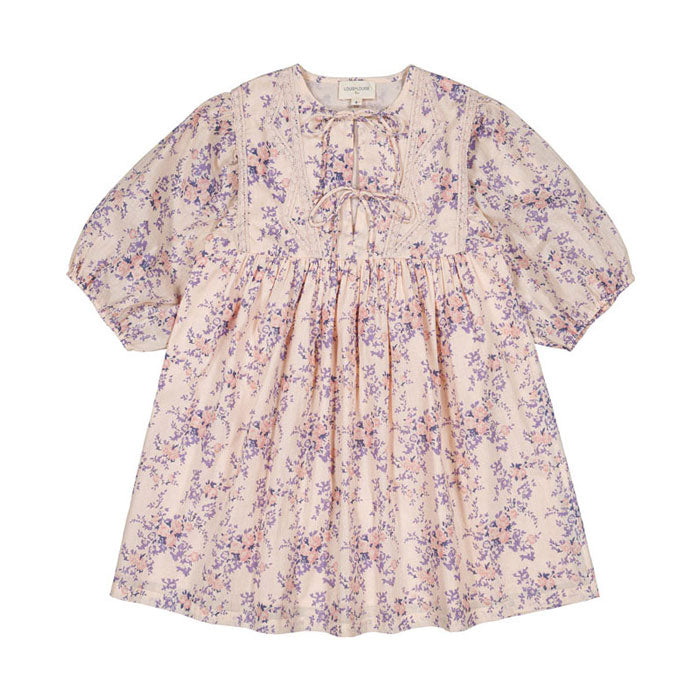 Louis Louise Pink/Mauve Bouquet Paula Dress