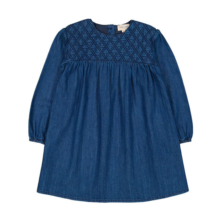 Louis Louise Dark Blue  Denim Prunelle Dress