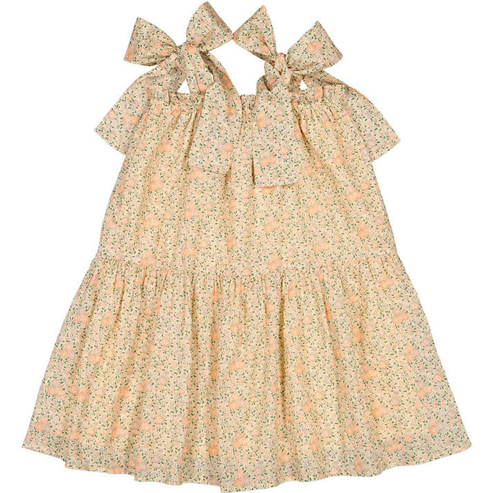 Louis Louise Beige Veil Romantic Flower Suza Dress