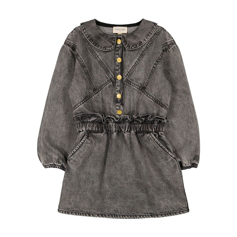 Louis Louise Grey Denim Thalia Dress
