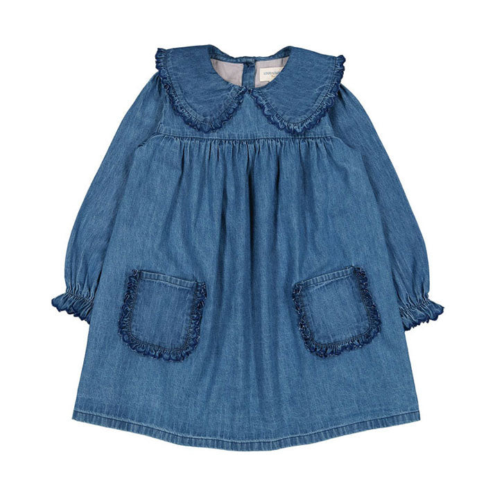 Louis Louise  Blue Chambray Ursula Dress
