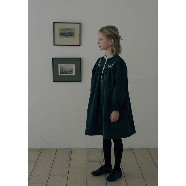 Louisiella Noir Corduroy Dress