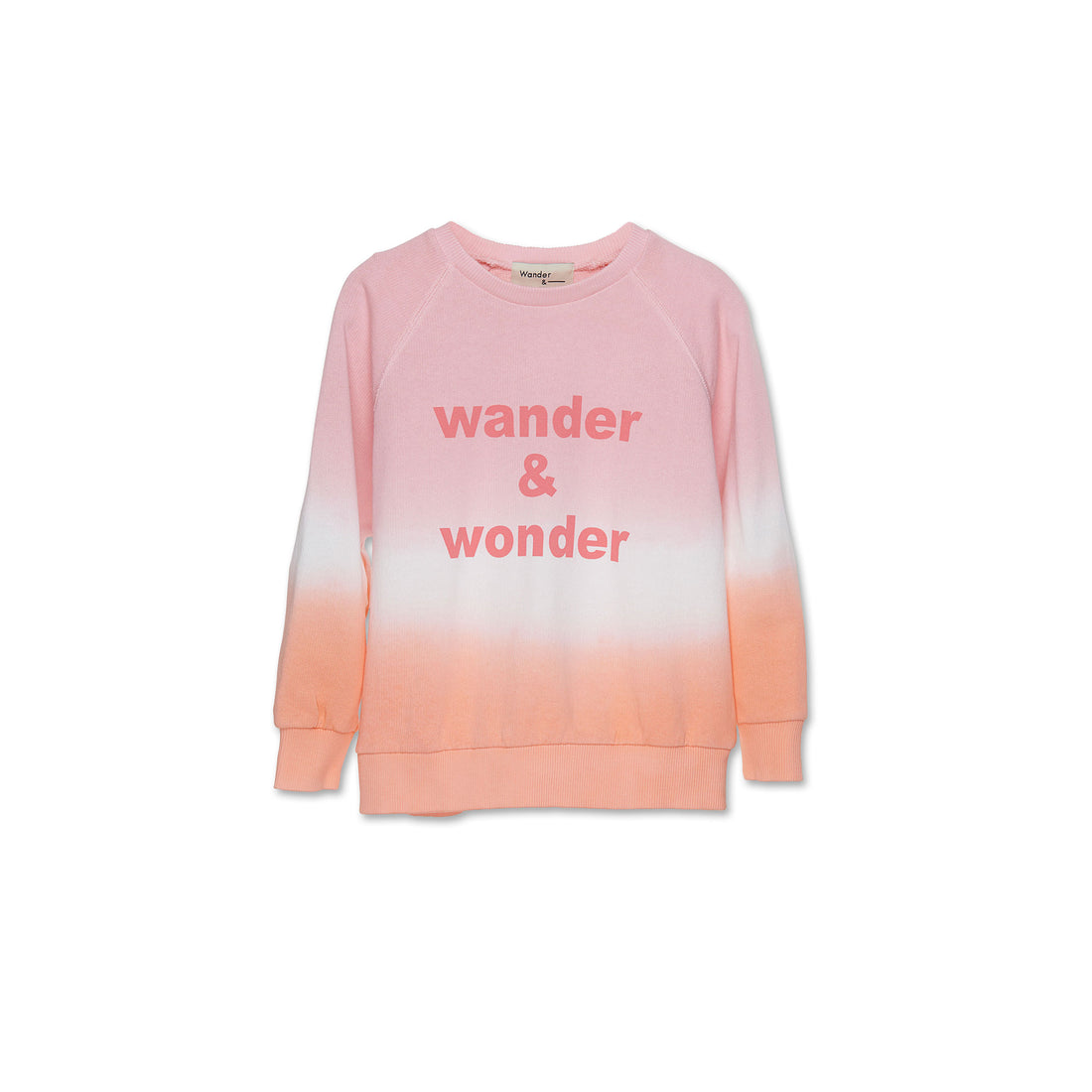 Wander and Wonder  Punch Ombre Sweatshirt