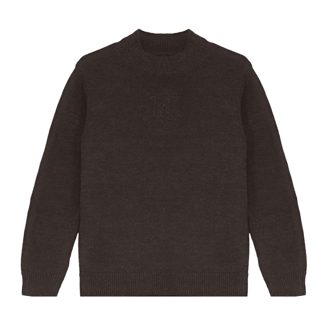 Calla Lili  Brown Embossed Sweater