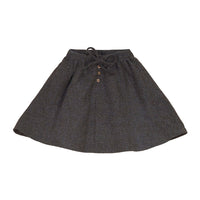 Calla Lili  Grey/Brown Tweed Draw String Skirt