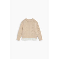 The New Society Whisper White Echo Sweater