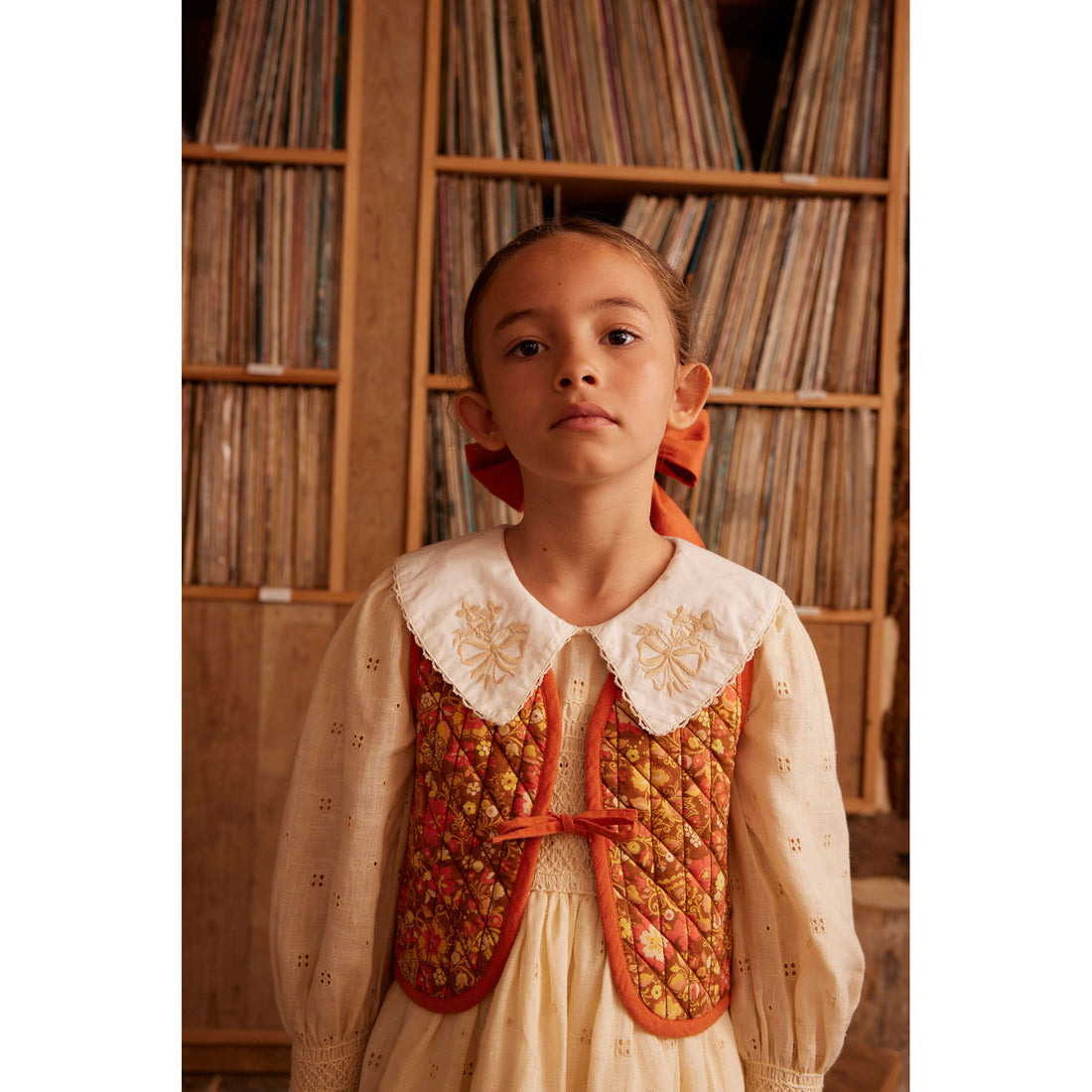 Apolina Autumn Harvest Floral Elma Gilet