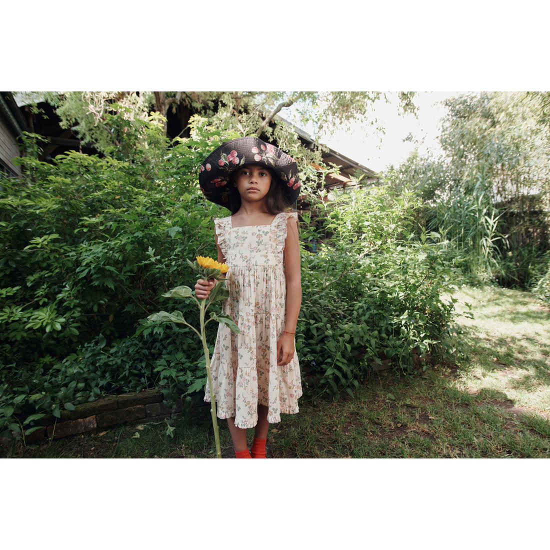 Emile et Ida Rose Long Printed Dress