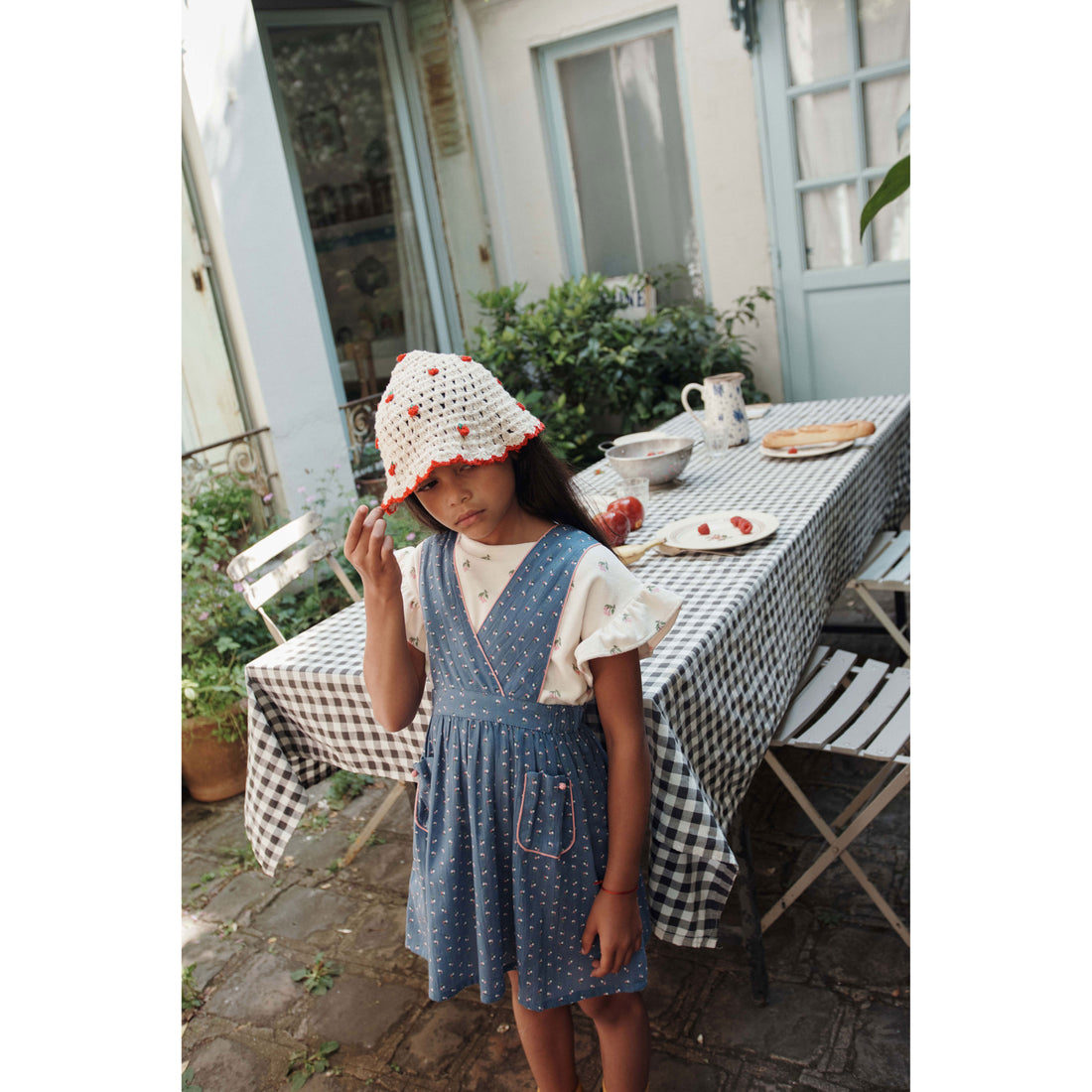 Emile et Ida Lizeron Printed Apron Dress