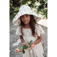 Emile et Ida CreamEmbroidered All Over Dress