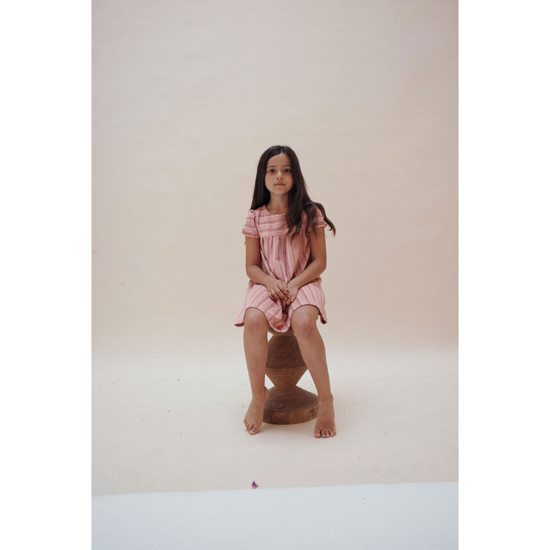Emile et Ida Rosette Stripe Terry Dress