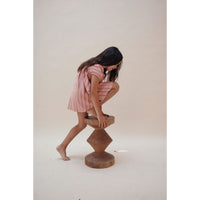 Emile et Ida Rosette Stripe Terry Dress