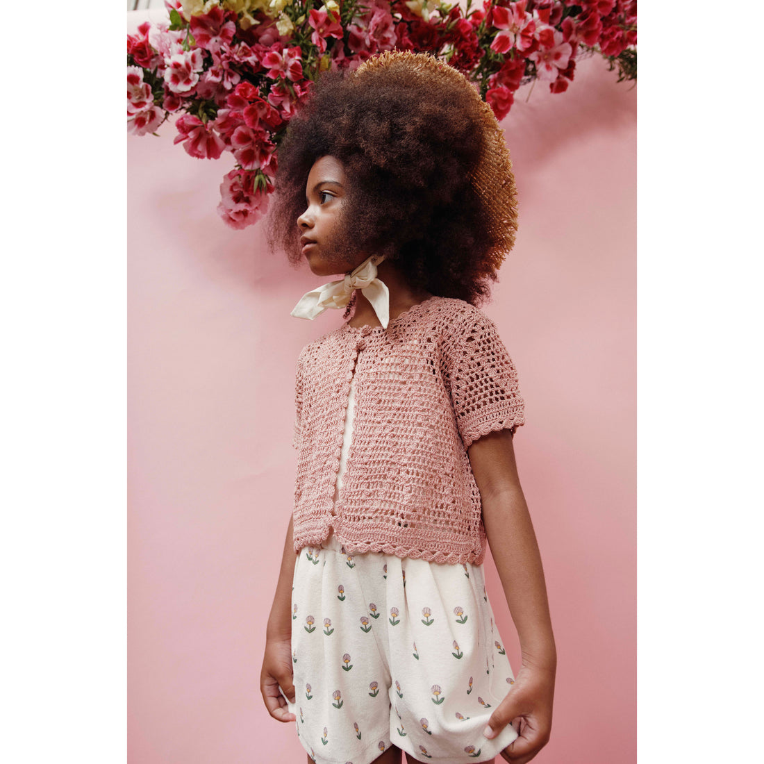 Emile et Ida Blossom Crochet Cardigan