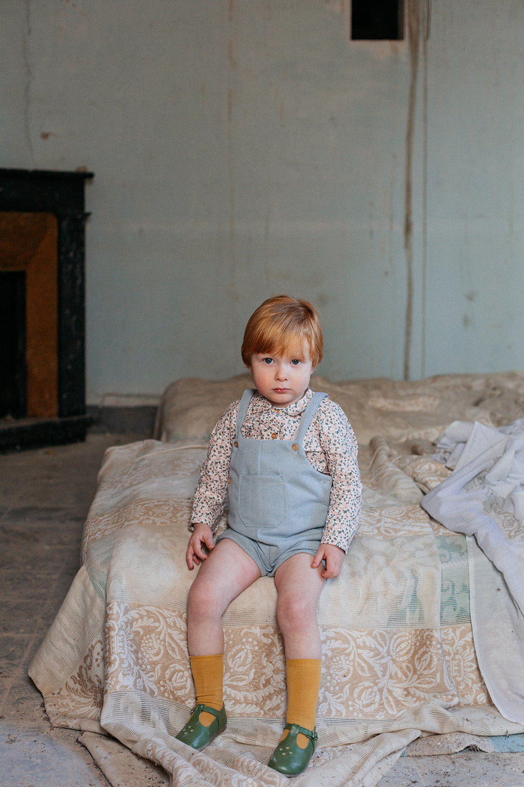 Birinit Blue Spike Short Overall