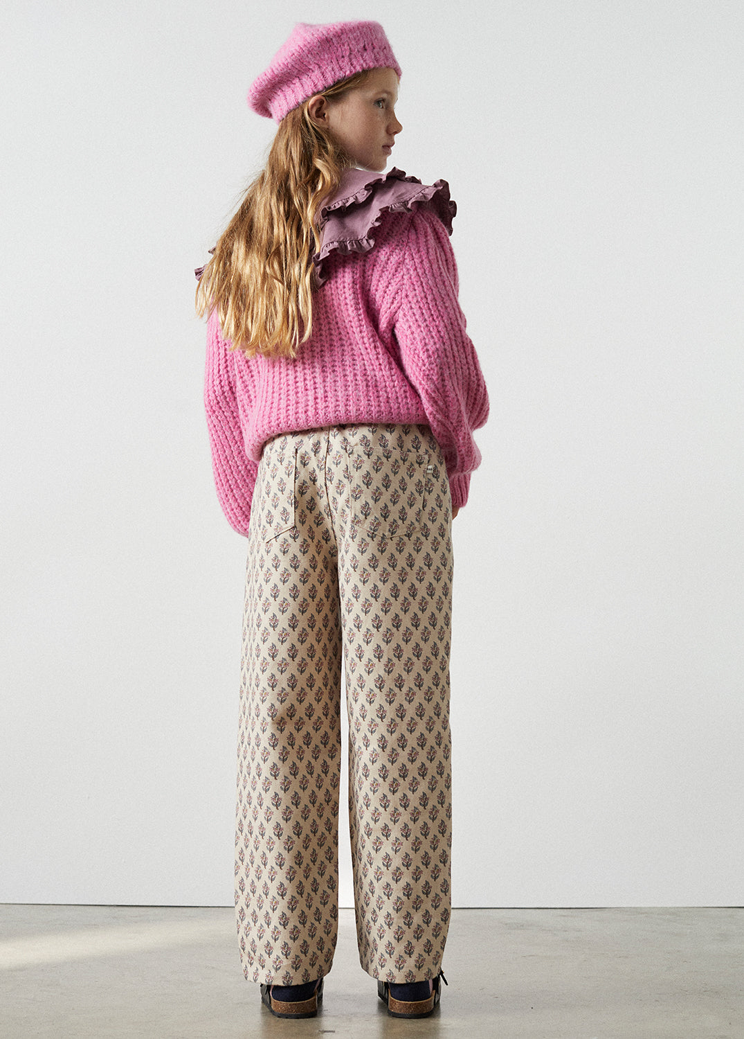 The New Society Fucsia Ambrosia Knit Pullover