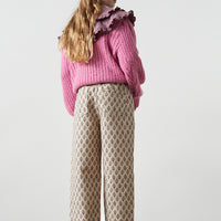 The New Society Fucsia Ambrosia Knit Pullover